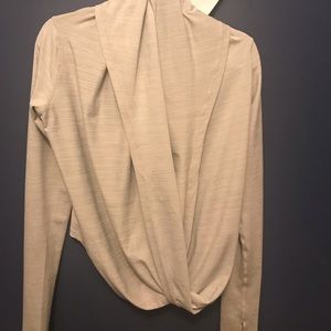 Zyia Cream Yoga Shawl